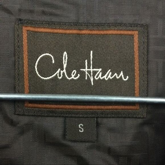 Cole Haan Brown Toggle Front Wool Alpaca Jacket S - Picture 2 of 13